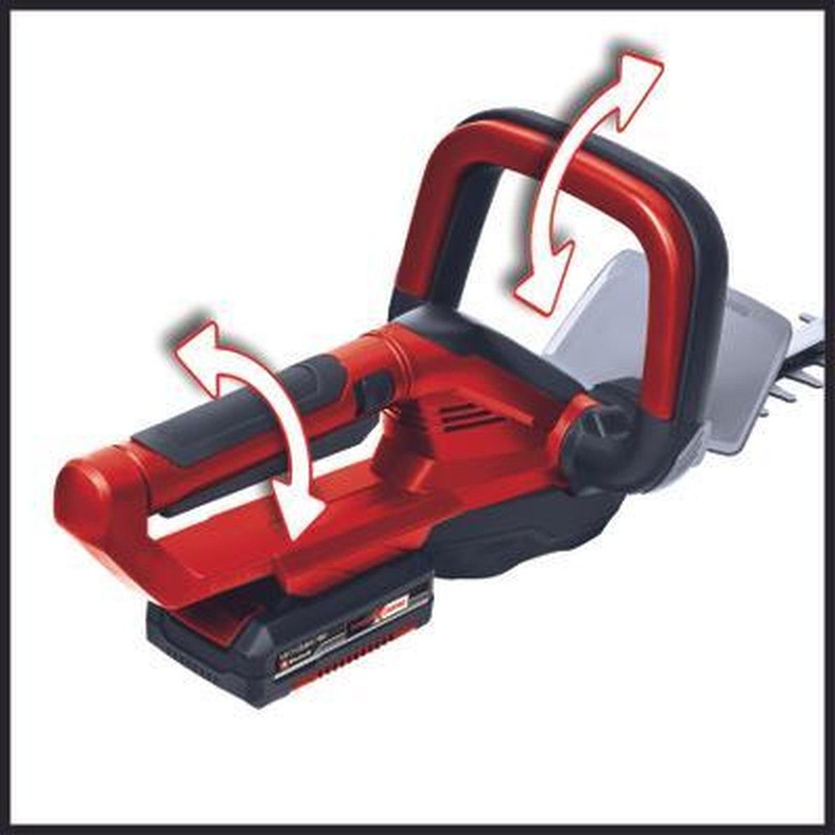 Tagliasiepi a batteria ge-ch 1855/1 li kit (1x2,5ah)