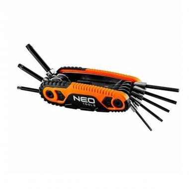 Set di chiavi torx con maniglia: t9, t10, t15, t20, t25, t27, t30, t40