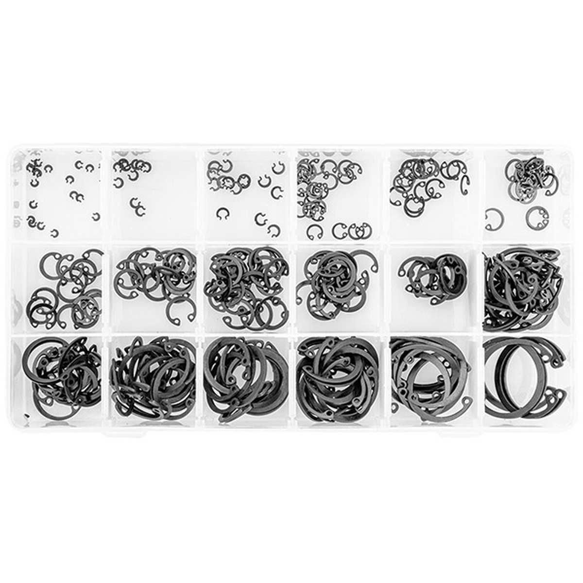 Set di anelli seeger, neo tools, 11-975, 300 pezzi