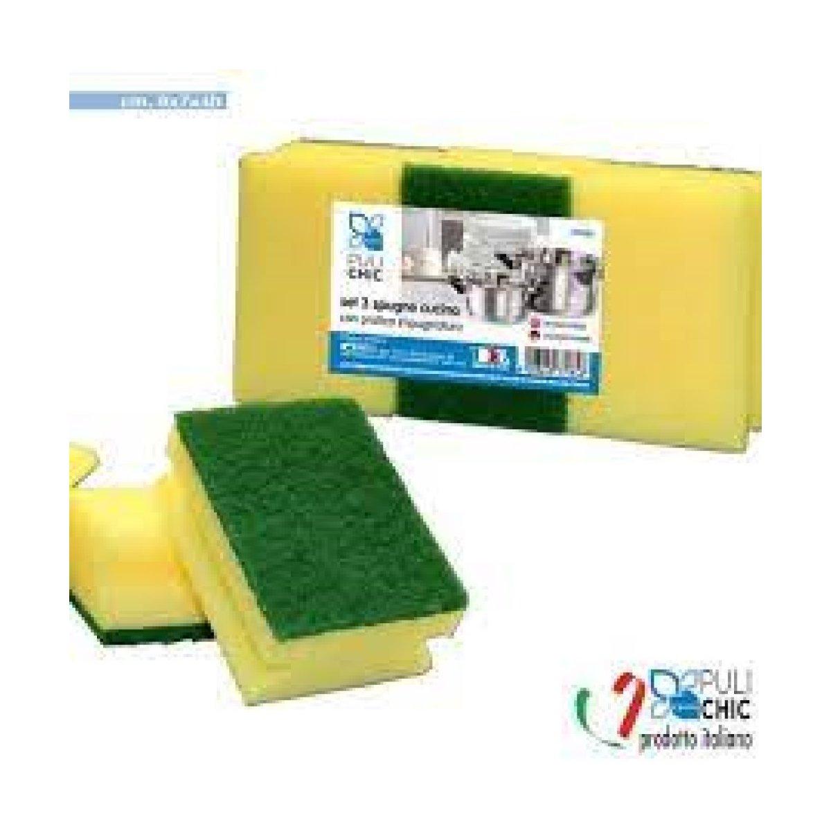 Spugne abrasive salvamani 3pz