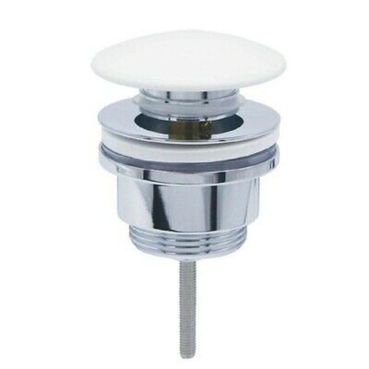 Piletta a scatto 'click clack' 1' 1/4 tappo tondo cromato