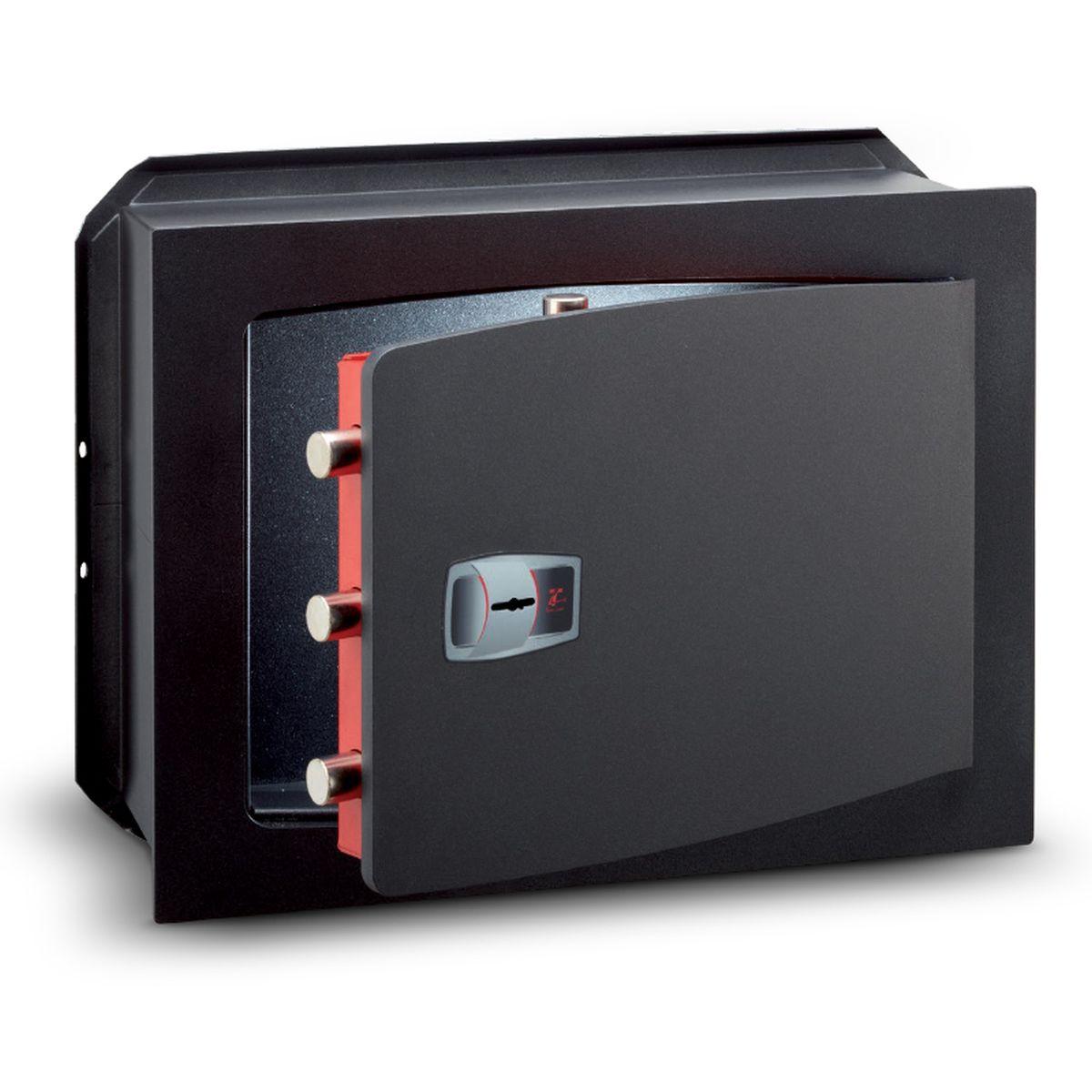 Cassaforte a muro a chiave prot. a taglio mm. 340x460x240