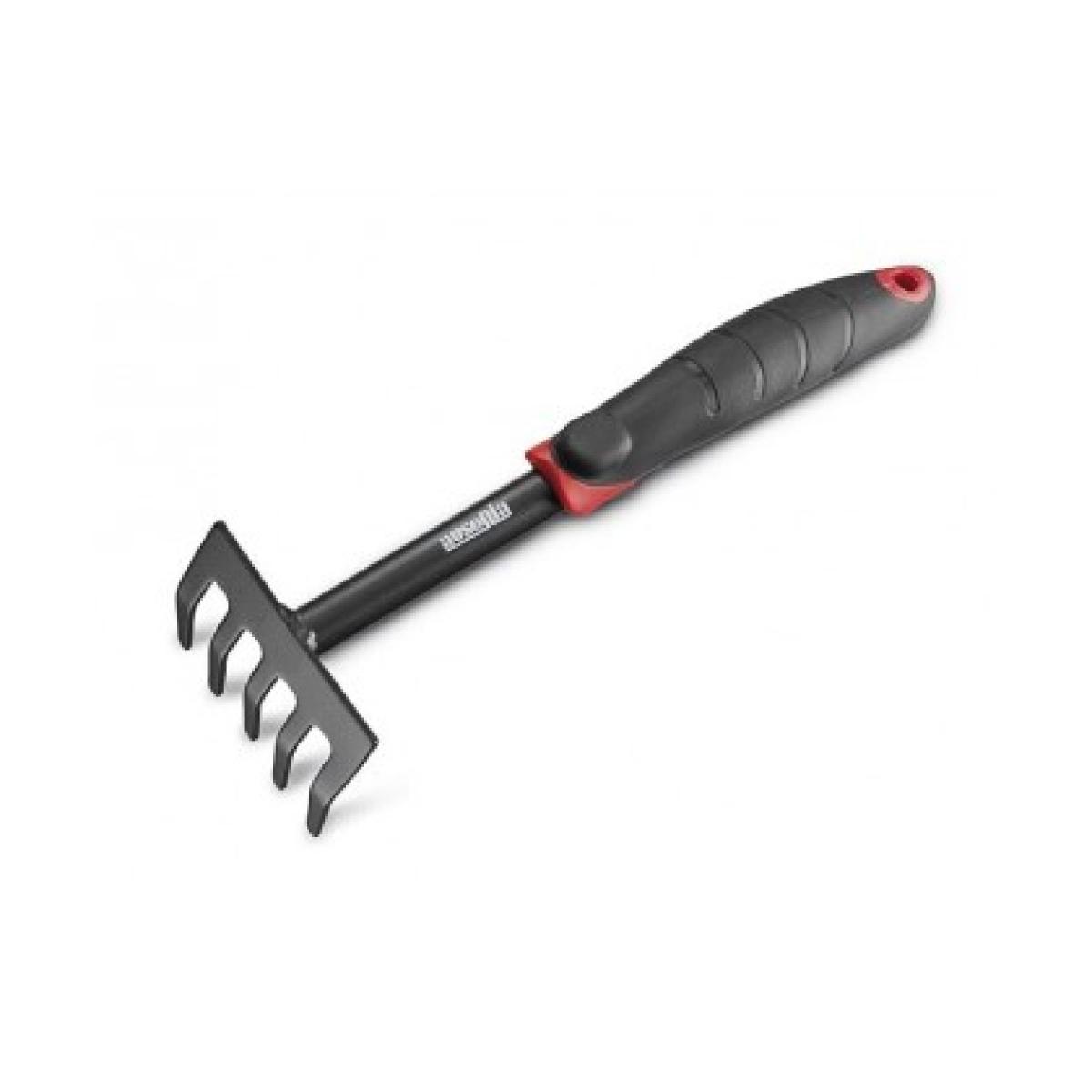 Utensile giardino rastrello con manico 4 denti