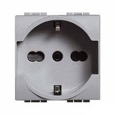 Presa schuko bipasso 16a compatibile matix
