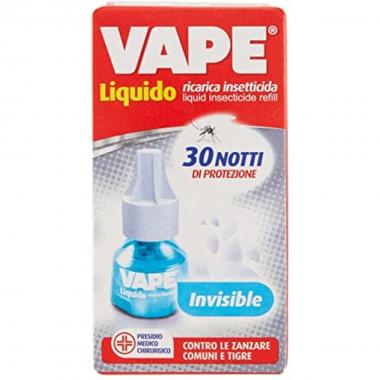 Vape antizanzare ricarica liquida invisibile 30 notti