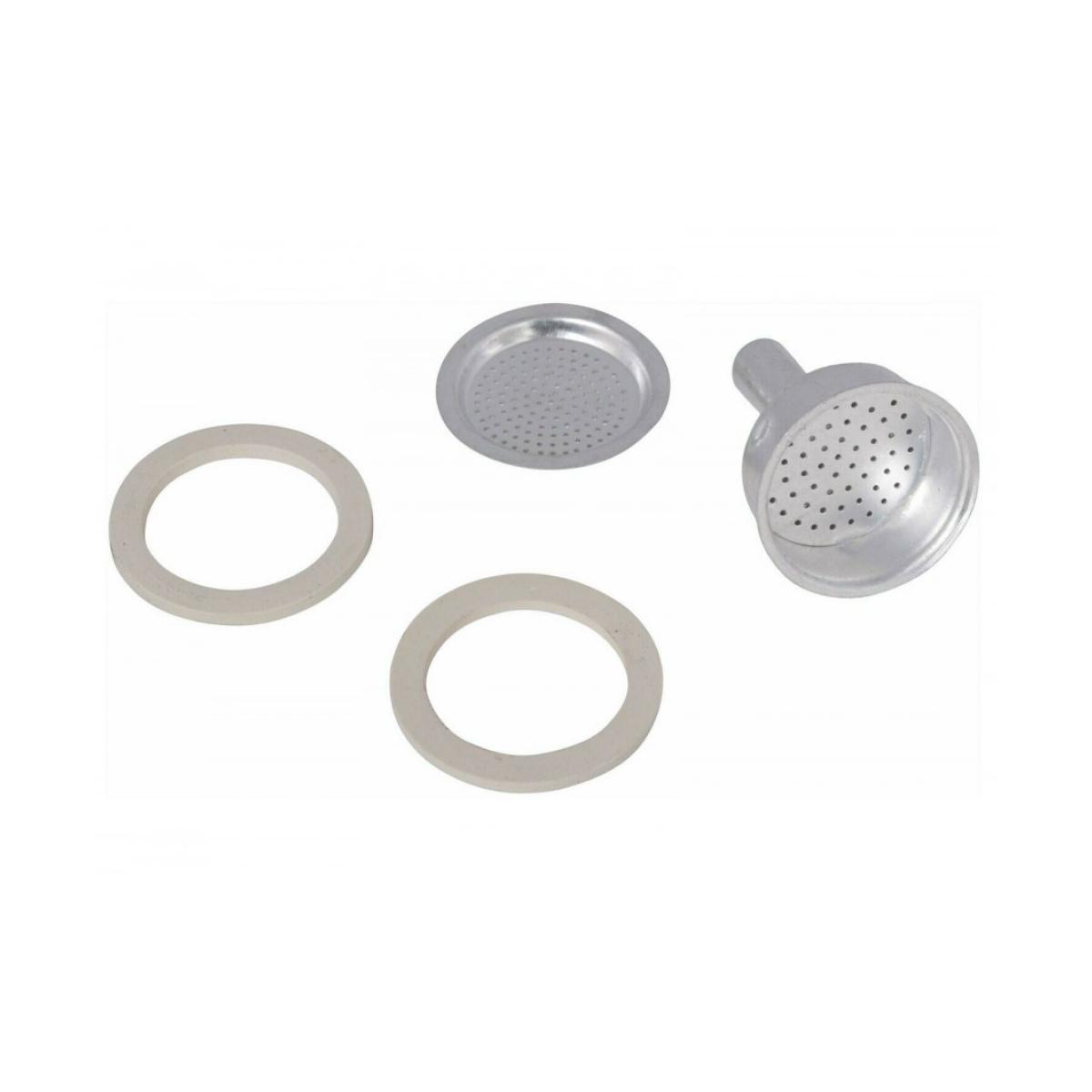 Set 1 imbuto + 2 guarnizioni + 1 filtro da 2 tazza blister