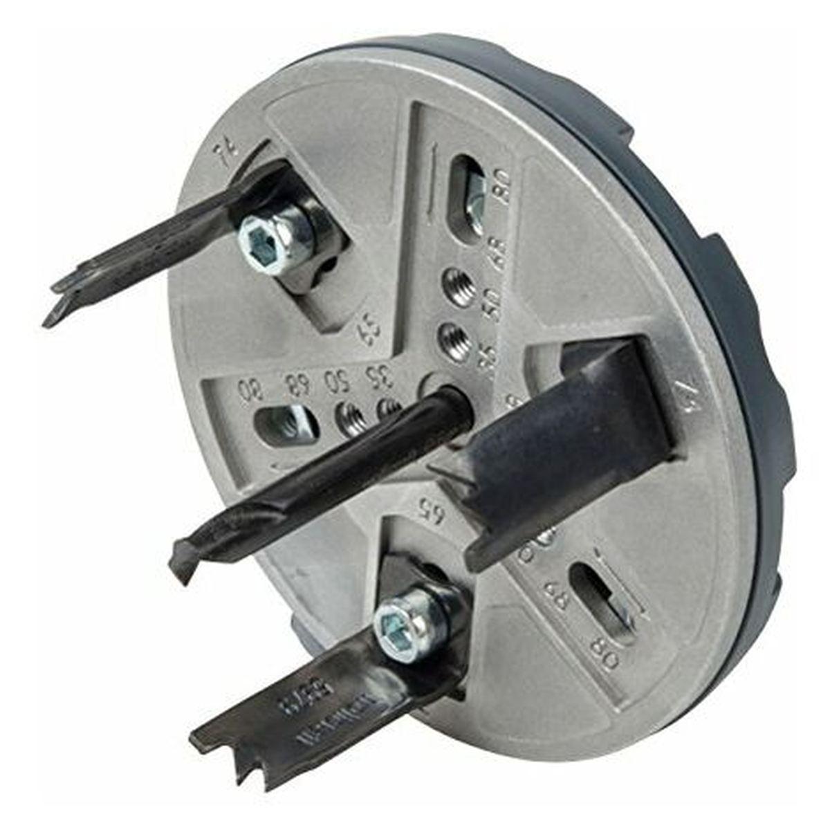 Sega a tazza regolabile, 33,53,67 e 83mm