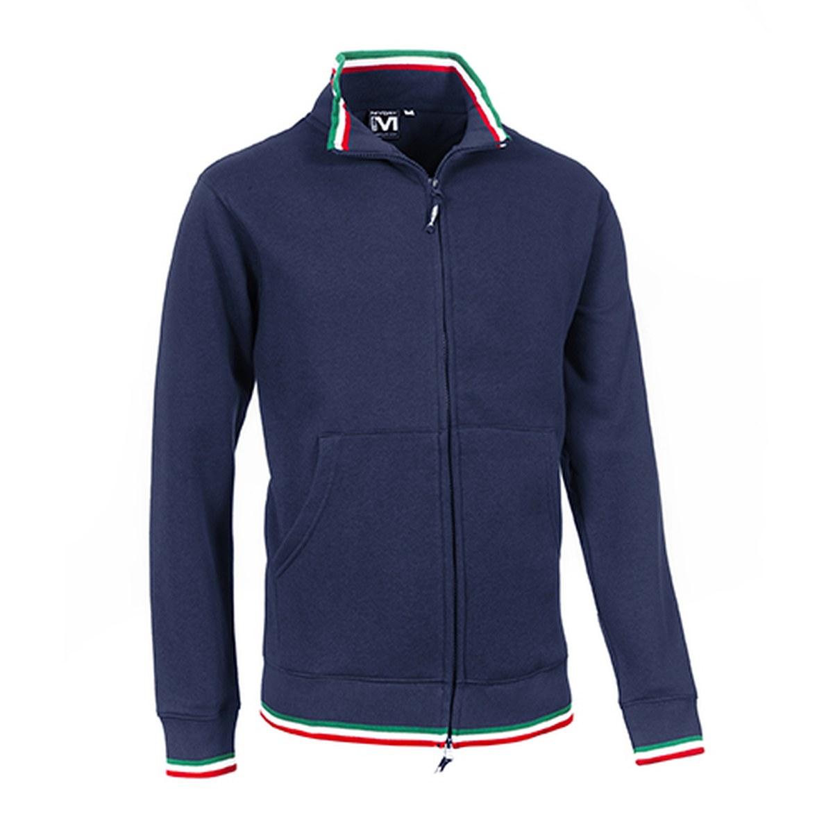 Felpa full  zip jaggy sport