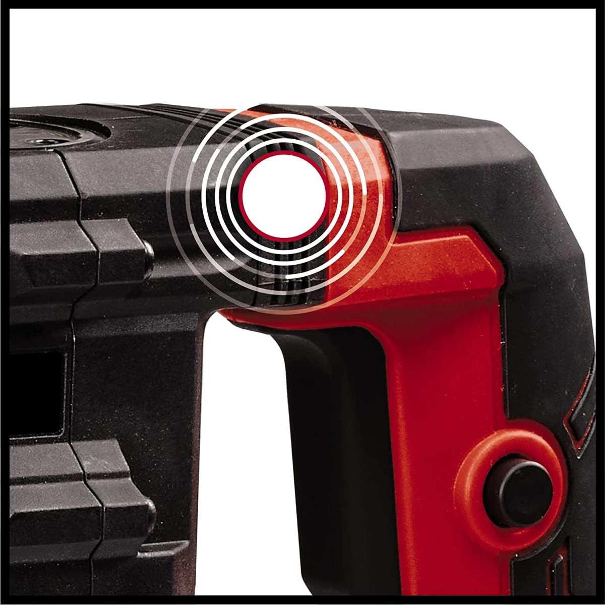 Einhell Martello demolitore TE-DH 5 (5 J, mandrino portautensile con attacco SDS Plus, impugnatura antivibrante, impugnatura supplementare flessibile, E-Box inclusa)