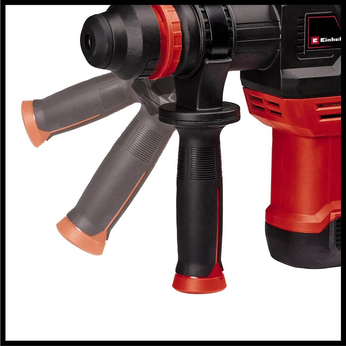 Einhell Martello demolitore TE-DH 5 (5 J, mandrino portautensile con attacco SDS Plus, impugnatura antivibrante, impugnatura supplementare flessibile, E-Box inclusa)
