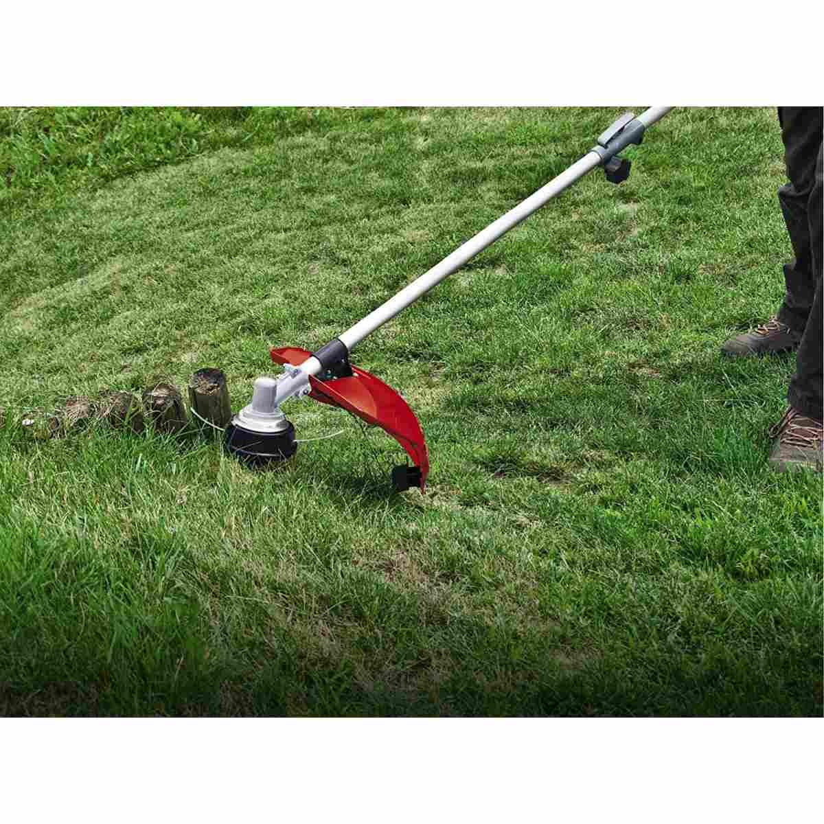 Einhell Decespugliatore a scoppio GC-BC 25 AS (0,6 kW, largho di taglio 42 cm doppio filo, largh. di taglio 23 cm, lama a 3 denti, testina automatica a pressione, sistema Quick Sta