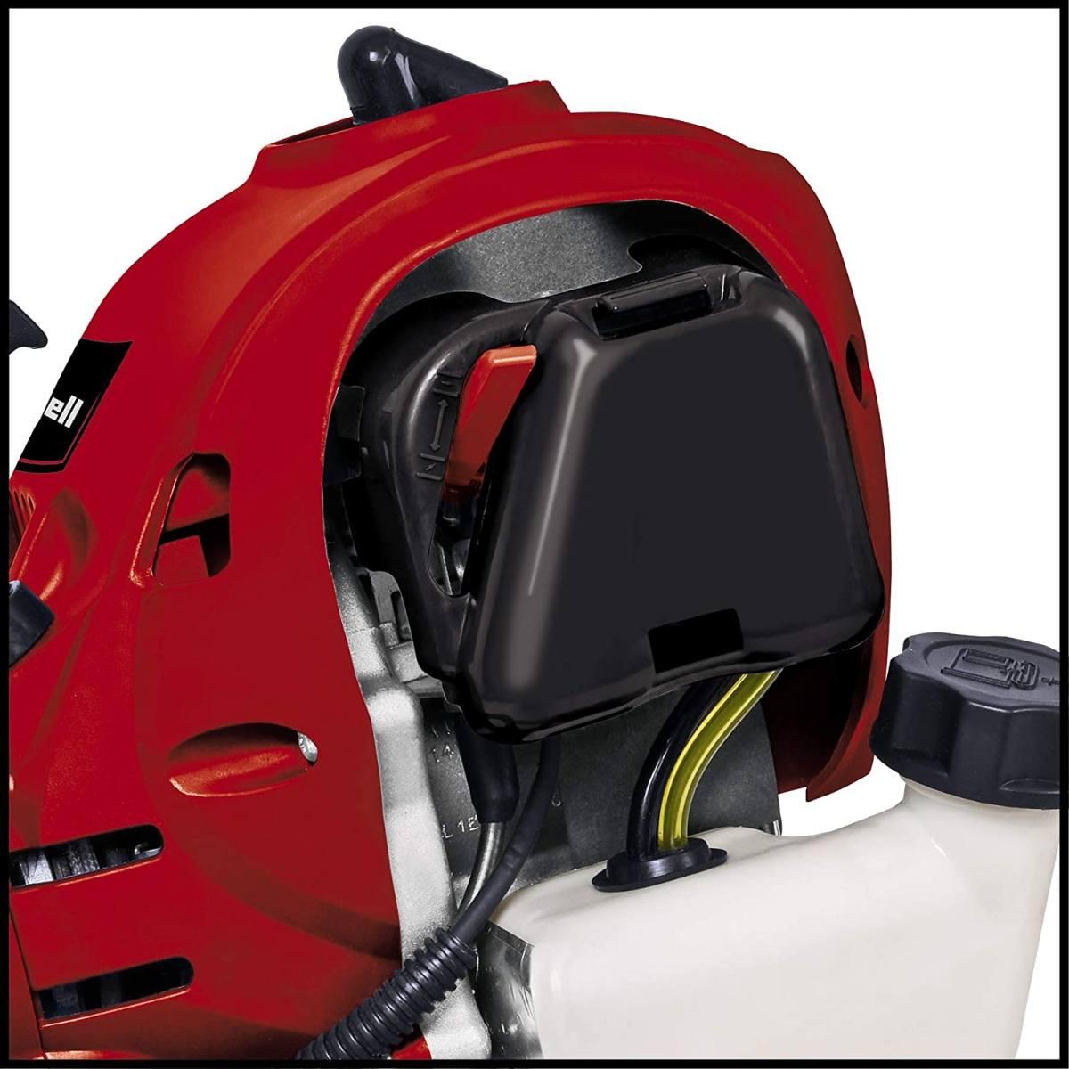 Einhell Decespugliatore a scoppio GC-BC 25 AS (0,6 kW, largho di taglio 42 cm doppio filo, largh. di taglio 23 cm, lama a 3 denti, testina automatica a pressione, sistema Quick Sta
