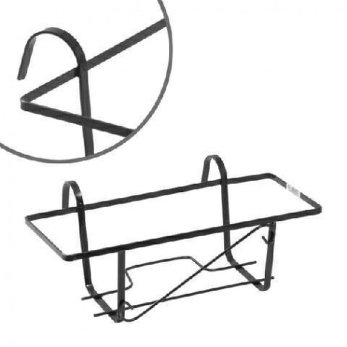 Portafioriera da balcone cm 50 in ferro plastificato