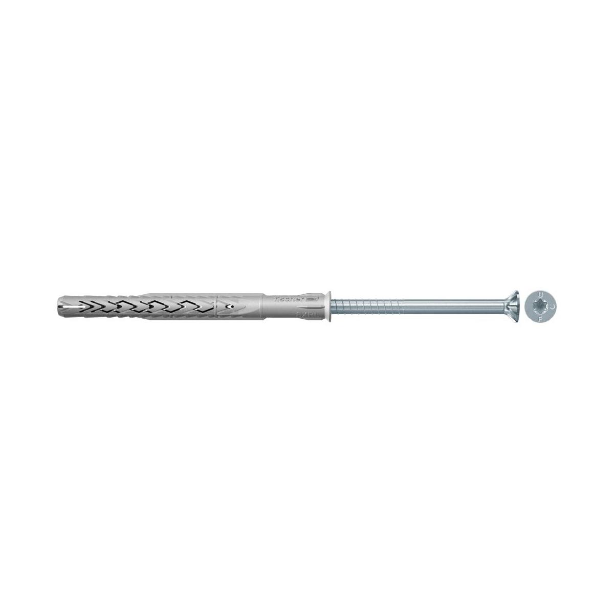 Fischer tasselli prolungati sxrl 10x260 t, con vite t.s.p.