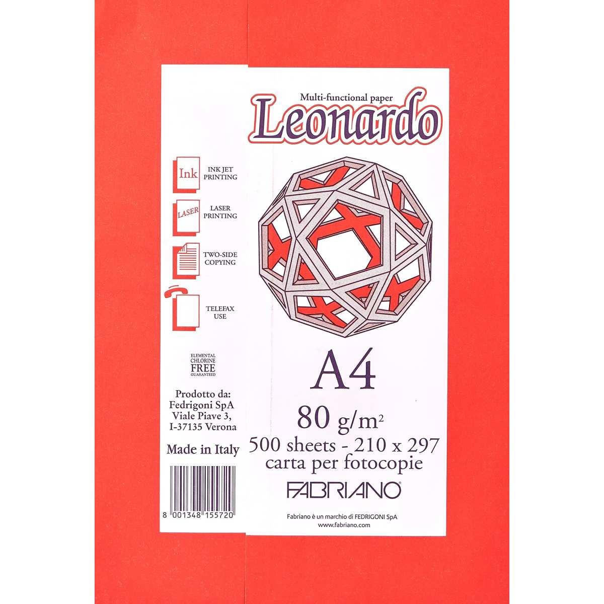 Risma fotocopie leonardo a4 80 gr. (500 fogli) carta