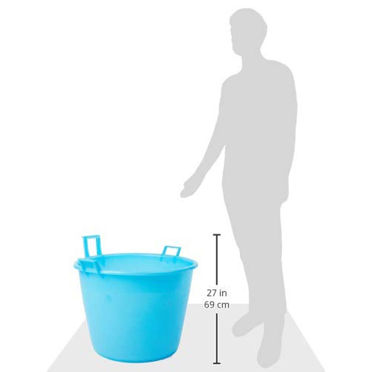 Mastello tre manici cm.55 lt.65 colore bianco