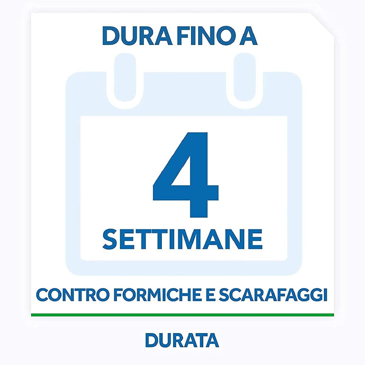 Baygon spray con cannuccia extra precision, scarafaggi e formiche, protezione continua fino a 4 settimane, 400 ml