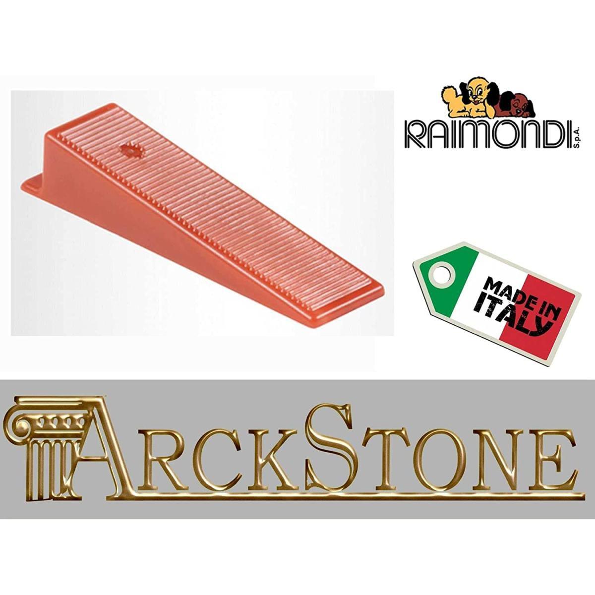 Cuneo livellamento piastrelle in plastica. 100 pz