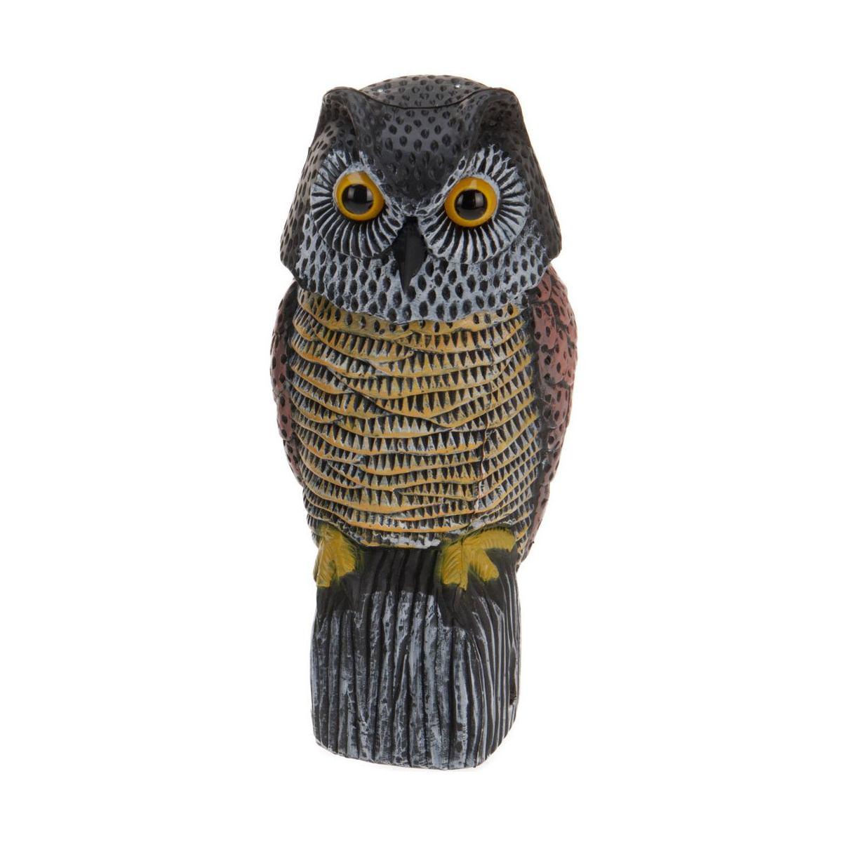 Gufo scaccia volatili in plastica giardino