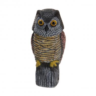 Gufo scaccia volatili in plastica giardino