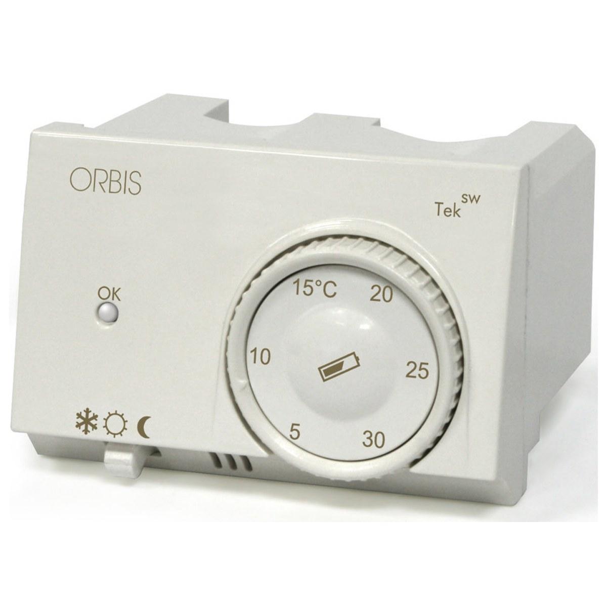 Termostato da incasso bianco