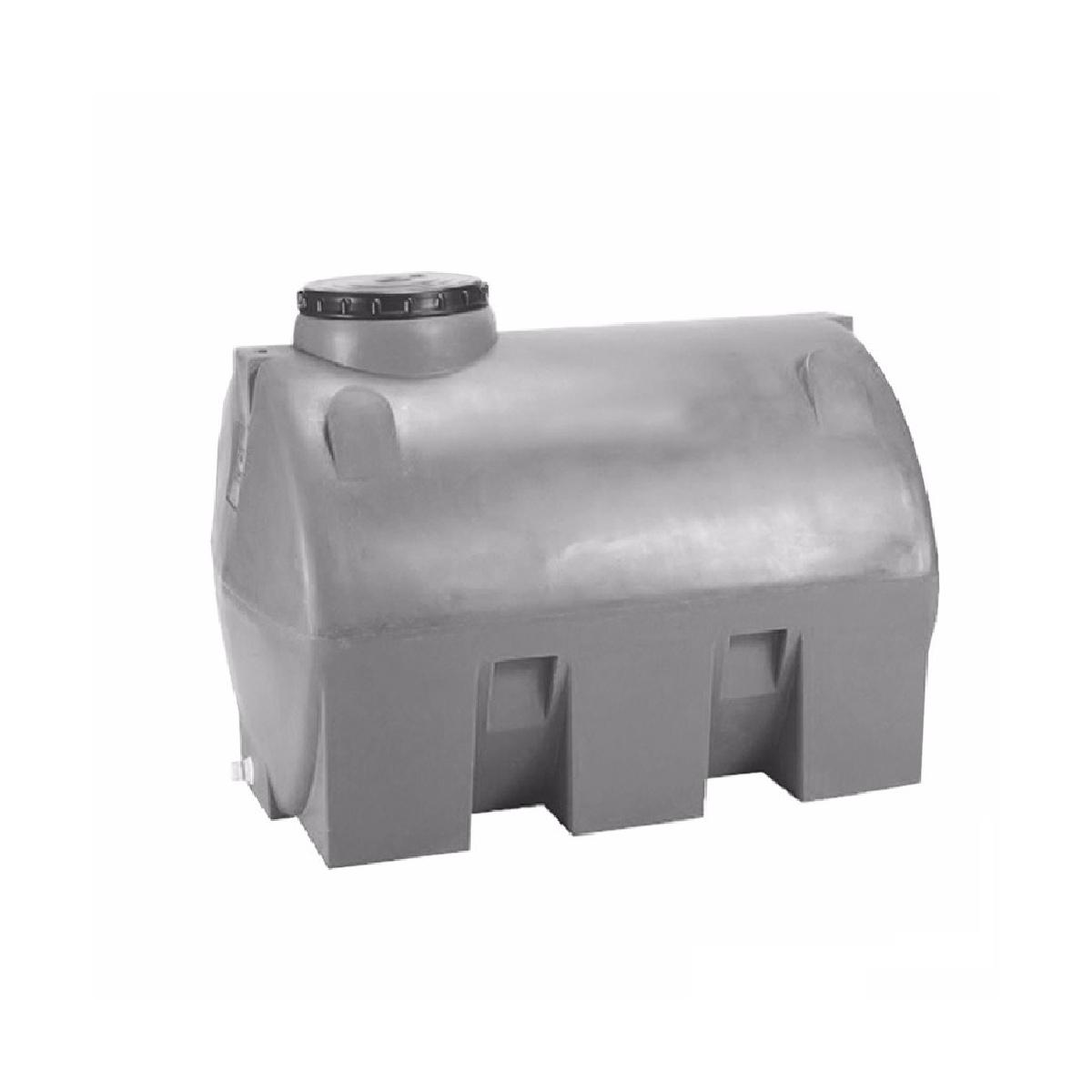 Serbatoio polietilene orizzontale lt.2000 grigio