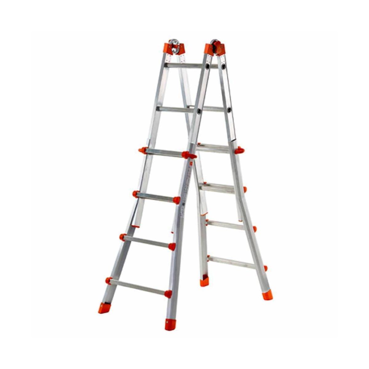 Scala teles. in alluminio peppina gierre 4+4