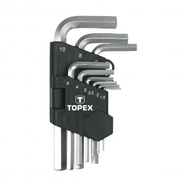 Chiavi esagonali 9pz. in blister (1,5-10) art.35d955