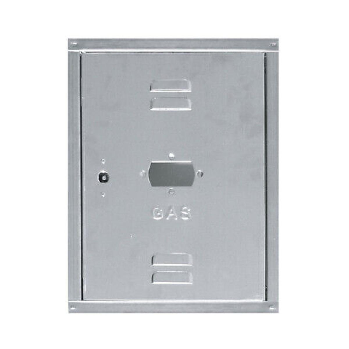 Sportello in lamiera per contatore gas/metano zincato 50x40cm.