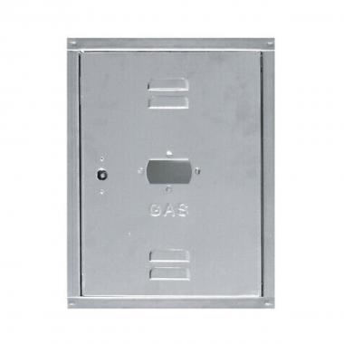Sportello in lamiera per contatore gas/metano zincato 50x40cm.