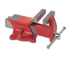 Morsa da banco acciaio base fissa 100mm