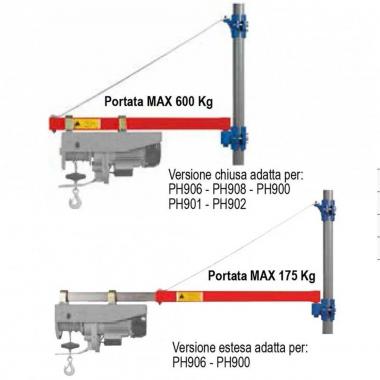 Asta per paranco ph910 powerx hit 75/100cm.
