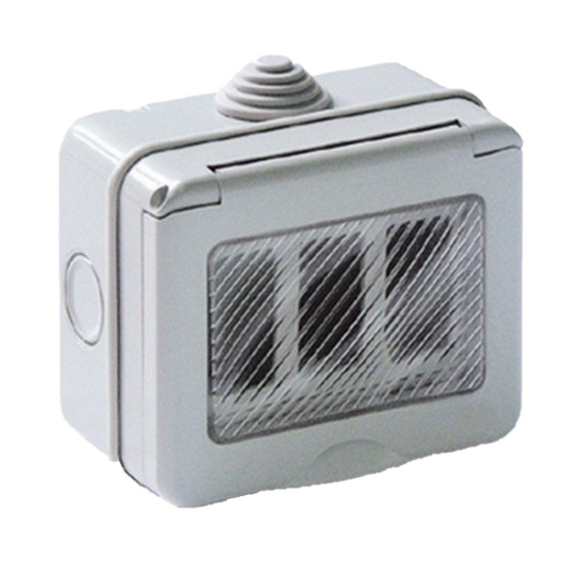 Contenitore da parete 3 posti ip 55 easy