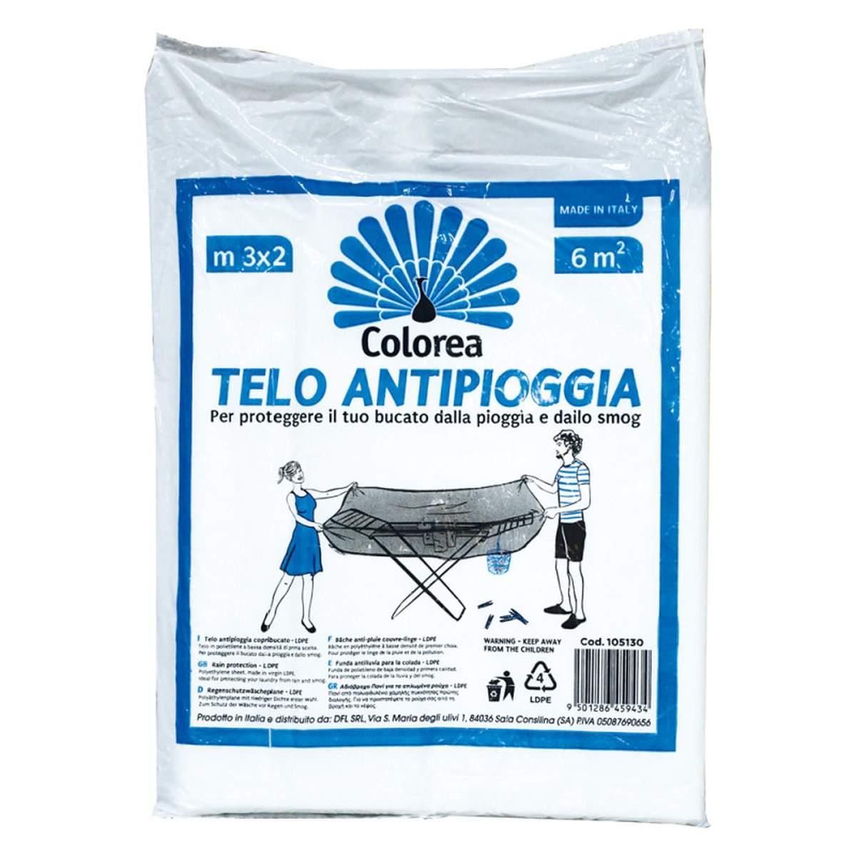 Telo salvabucato para-pioggia 3x2 276 gr colorea