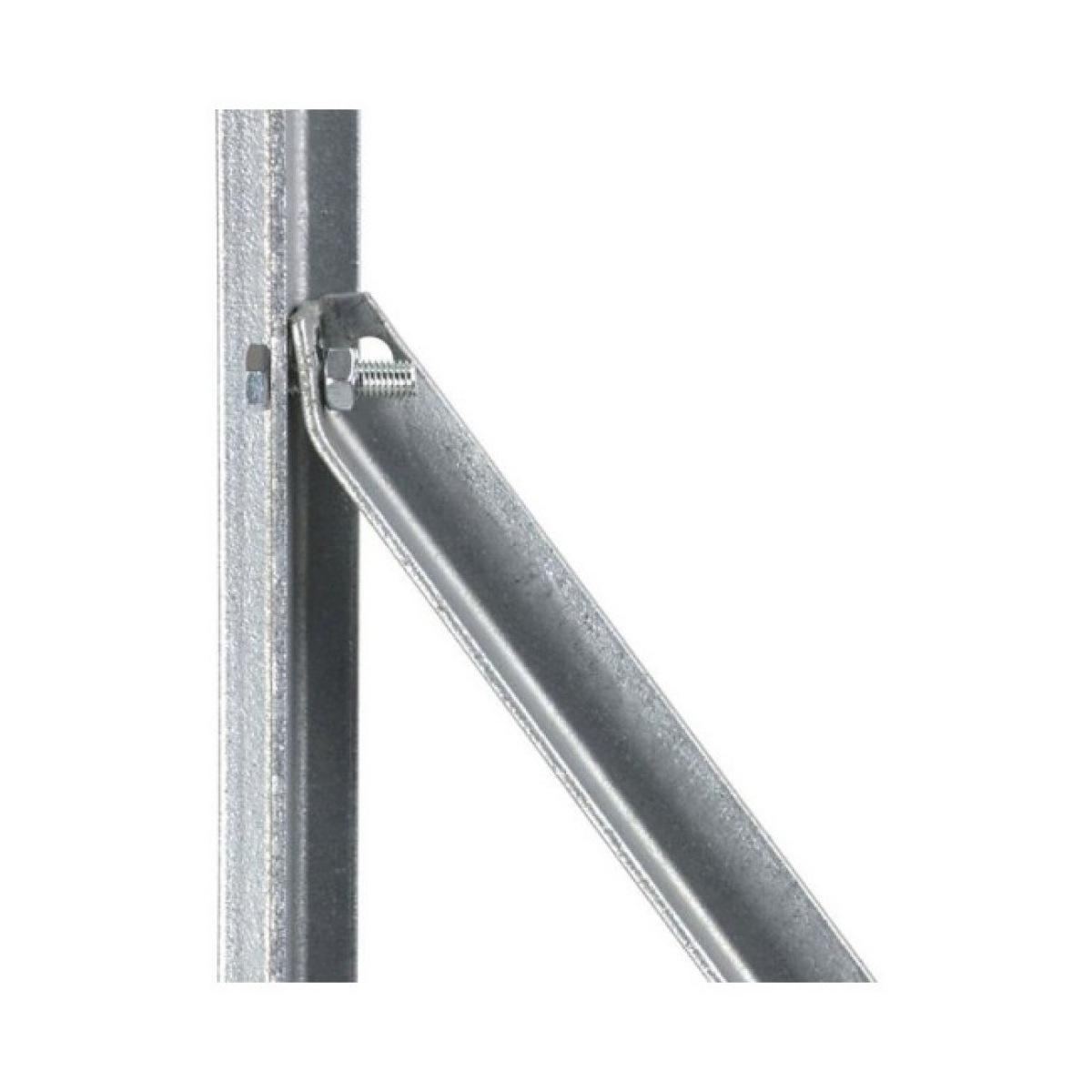 Saetta zincato h cm.150 t25x25x 2,5 mm