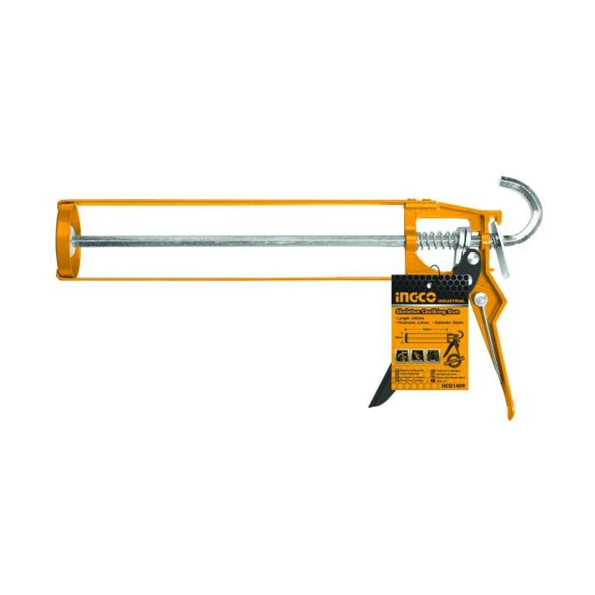 Pistola per silicone a stelo tipo inglese