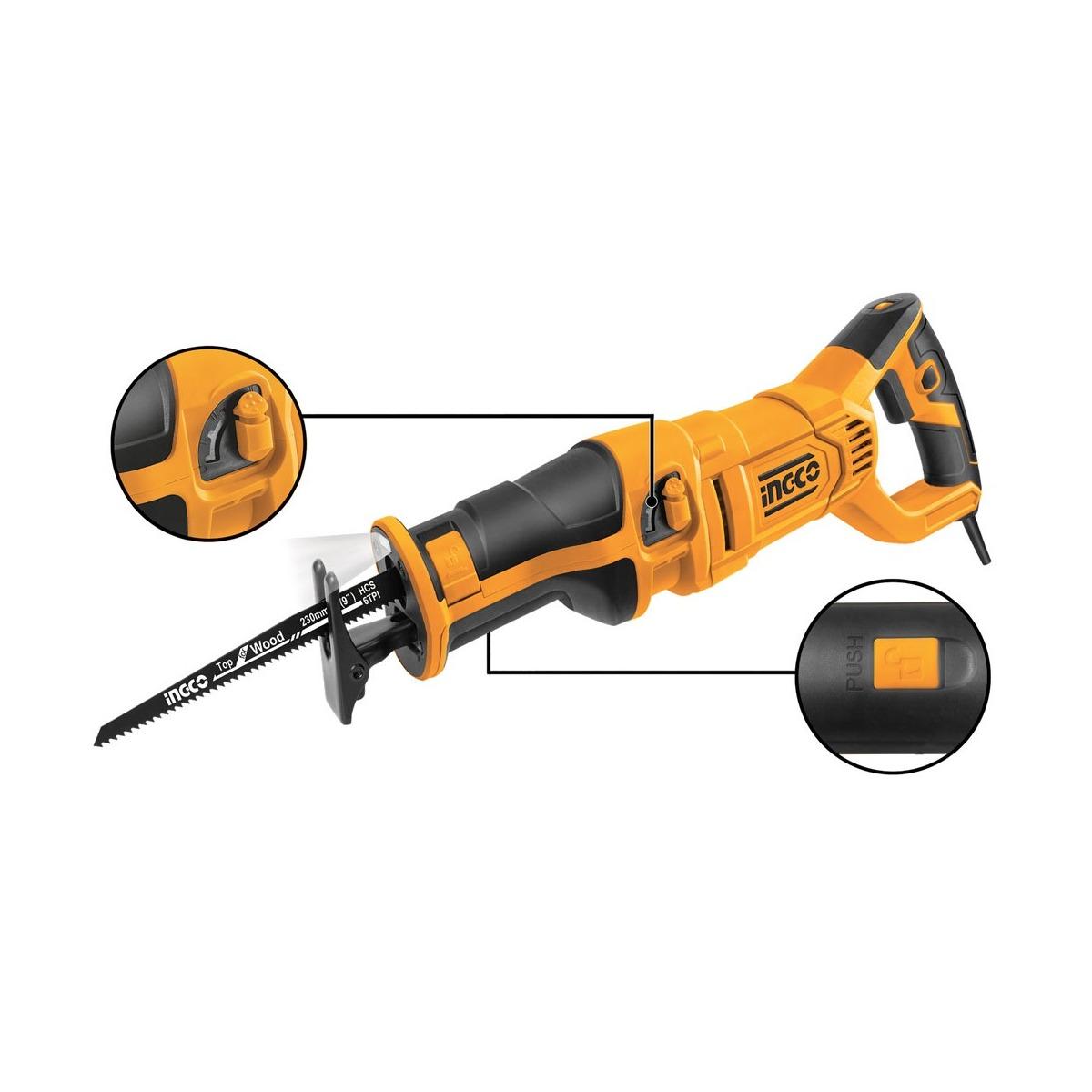 Seghetto a  gattuccio 1200w ingco