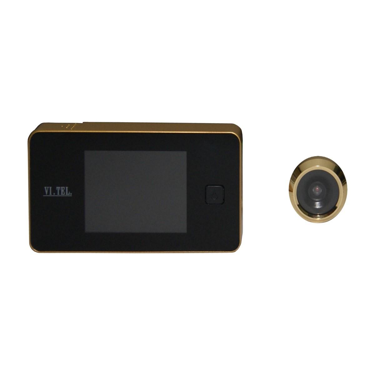 SPIONCINO DIGITALE 'E0372' ORO DIAM 14/22MM- SCHERMO LDC 3,2"