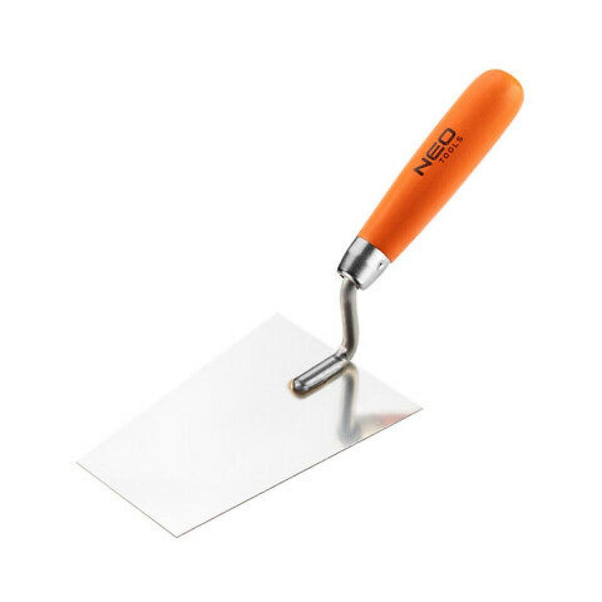 Cazzuola per stucco - trapezioidale, 140mm, impugnatura in legno