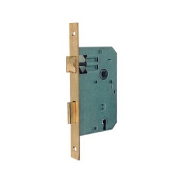 Serratura patent q.8/70 bordo ottonato