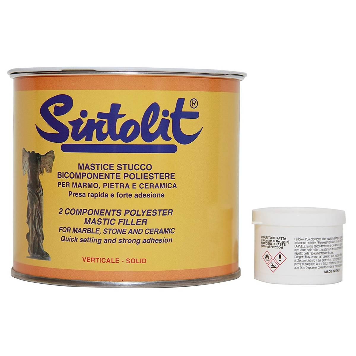 Mastice paglierino x marmo 750 ml  sintolit