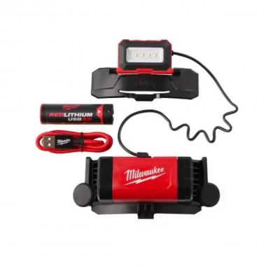 Torcia per elmetto bolt ricaricabile con usb 600 lumen