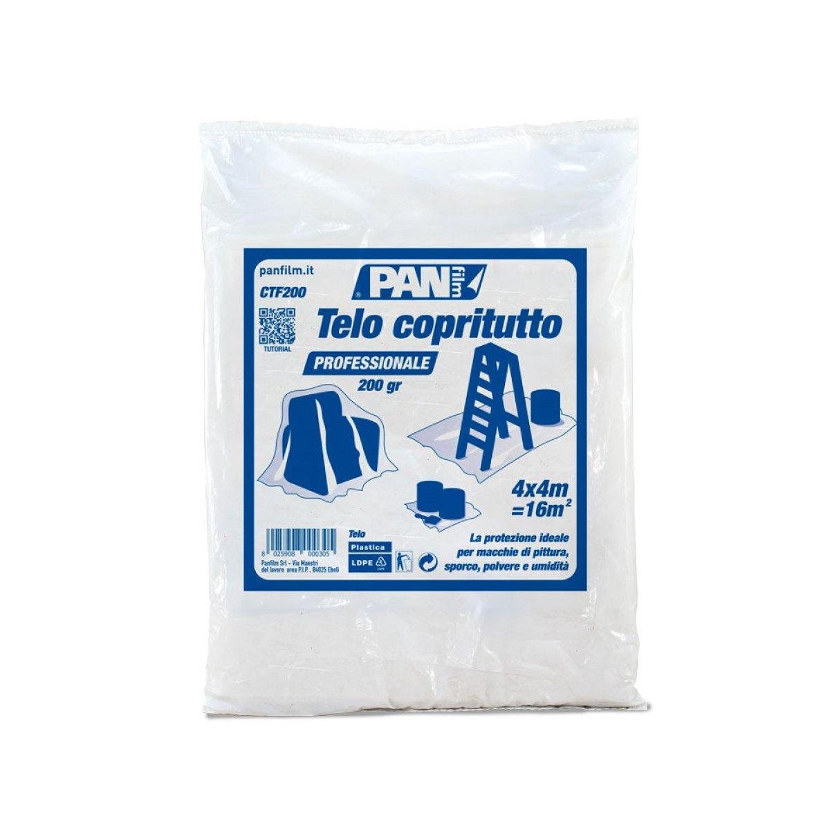 Panfilm Telo copritutto ldpe 4x4 200 gr 2301170000196 8025908000305