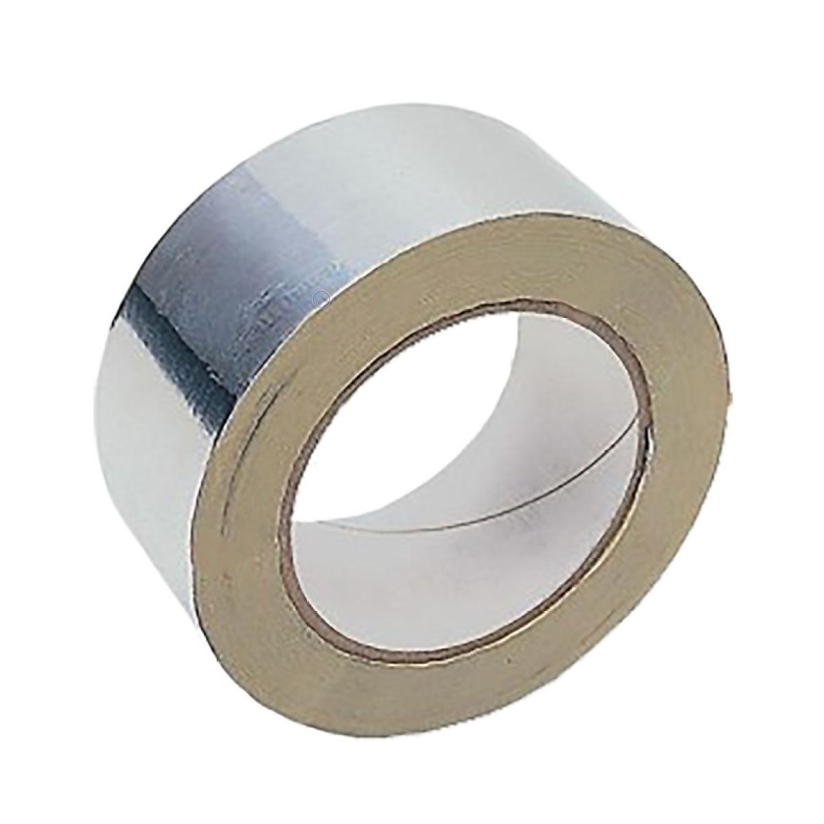 Nastro alluminio adesivo mt50x50mm col. naturale