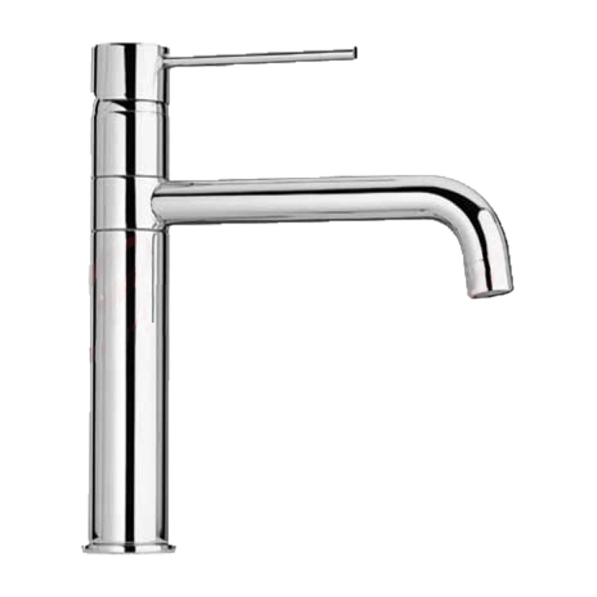 Monocomando lavello a fontana disco cromo