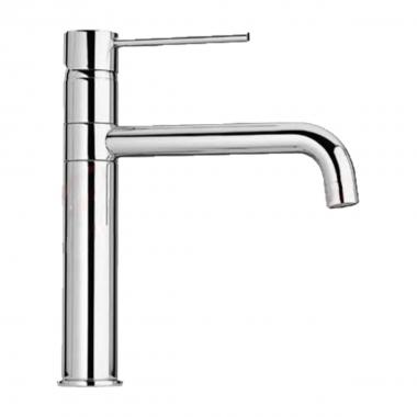 Monocomando lavello a fontana disco cromo