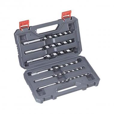 Set di punte per legno da 8 pezzi 8, 10, 12, 14, 16, 18 mm in custodia di plastica