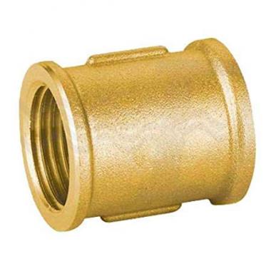 MANICOTTO OTTONE GIALLO DRITTO FF 1"