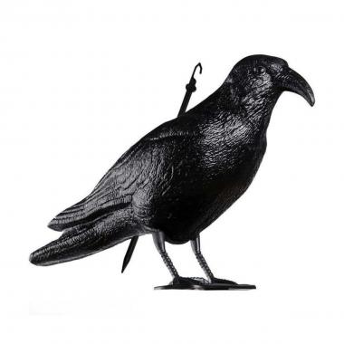 Dissuasore x colombe  corvo 35x19x13 cm. appendibile pvc nero