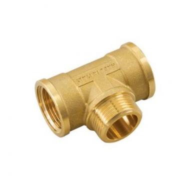 TEE OTTONE GIALLO FMF 1/2"X1/2"X1/2"